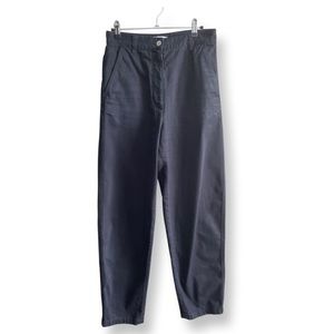 & other stories black high waist wide leg mom jeans
